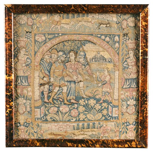 A SHELDON BIBLICAL TAPESTRY PANEL , CIRCA 16031611, POSSIBLY BY FRANCIS HICKES Christie's