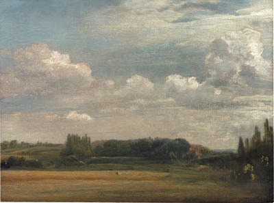 View towards the Rectory, from East Bergholt House 

