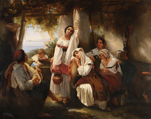 Franz Richard Unterberger (Belgian, 1838-1902) , Capri