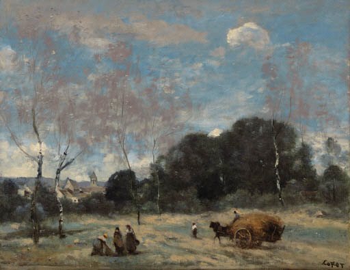 La rentre des foins  Marcoussis 
