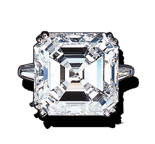 A MAGNIFICENT SINGLE-STONE DIAMOND RING, BY OSCAR HEYMAN & BROTH