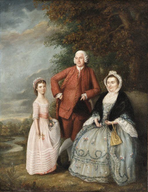 Portrait of a Family in a Landscape 
