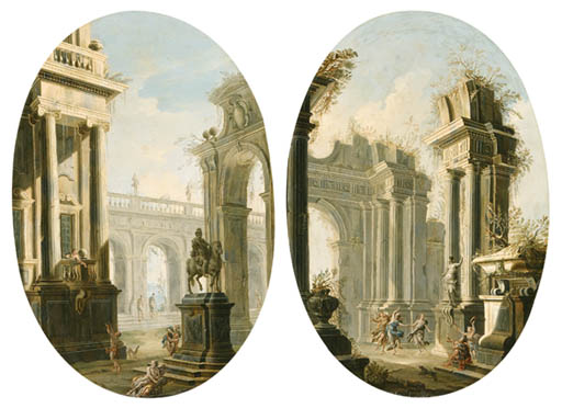 Capriccio Views of Classical Ruins 
