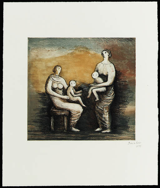 Mother and Child, Much Hadham, Raymond Spencer Company Ltd for The Henry Moore Foundation, 1983 (C., G., M. 671-700)
