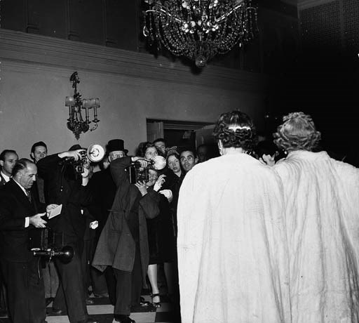 WEEGEE , In the Lobby at the Metropolitan Opera, Opening Night | Christie's