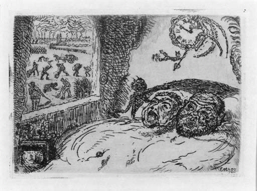 Sloth, from The Deadly Sins (E. 124) 
