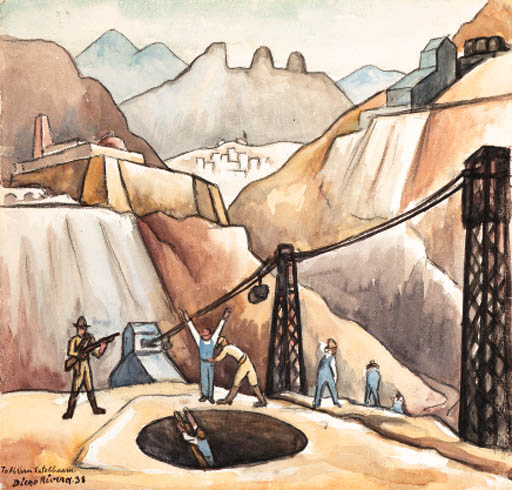 Gold Miners Being Searched As They Leave 
