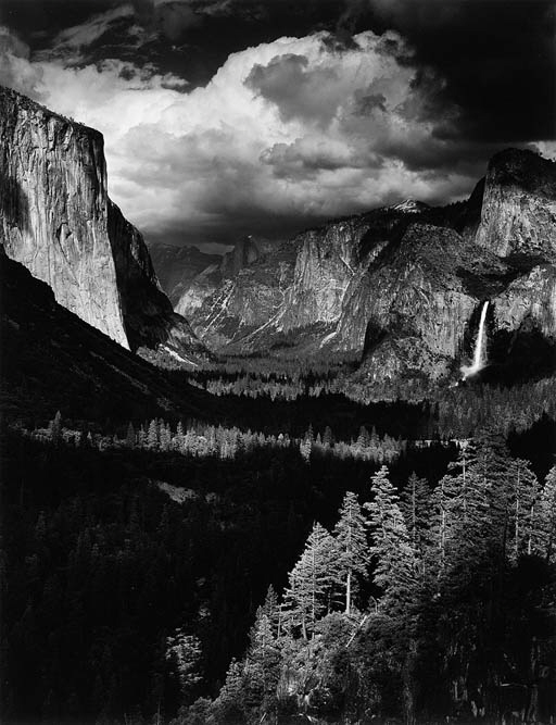 ANSEL ADAMS , Thunderstorm, Yosemite Valley, California