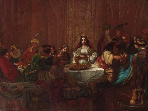 The wedding feast of Samson 
