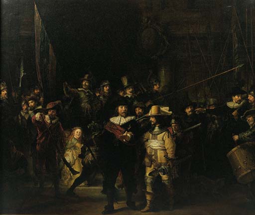 The Company of Captain Frans Banning Cocq and Lieutenant Willem van Ruytenburch - The Night Watch

