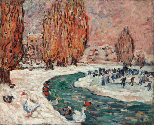 Henri Edmond Cross (1856-1910) , Avant l'orage (La baigneuse