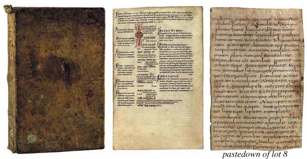 Book Of Genesis Glossed In Latin Manuscript On Vellum