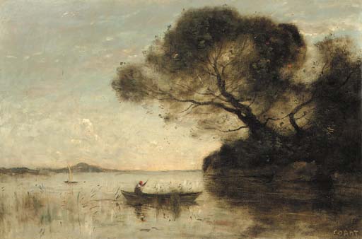 Le soir au Lac d'Albano 
