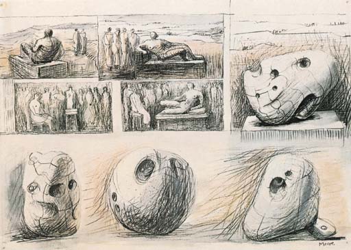 Figures in Settings and Sculptural Ideas 

