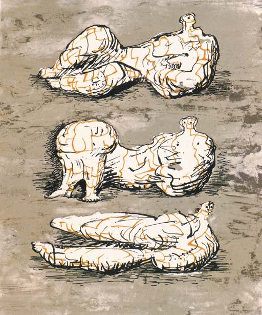 Three reclining Figures 
