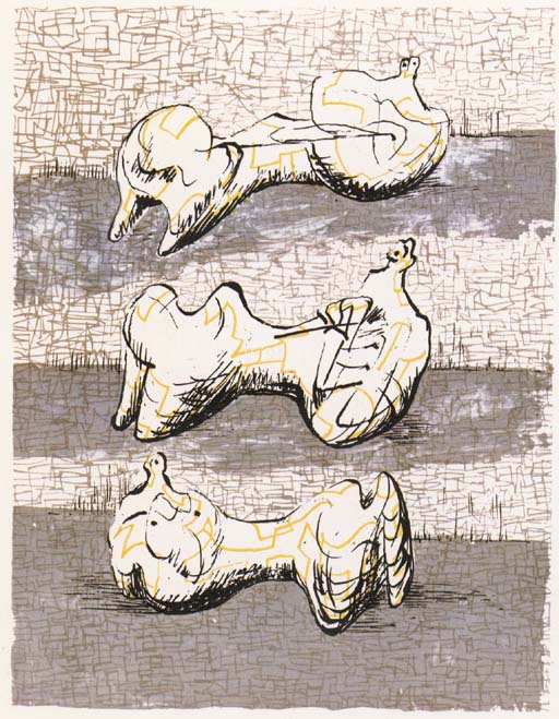 Three reclining Figures 

