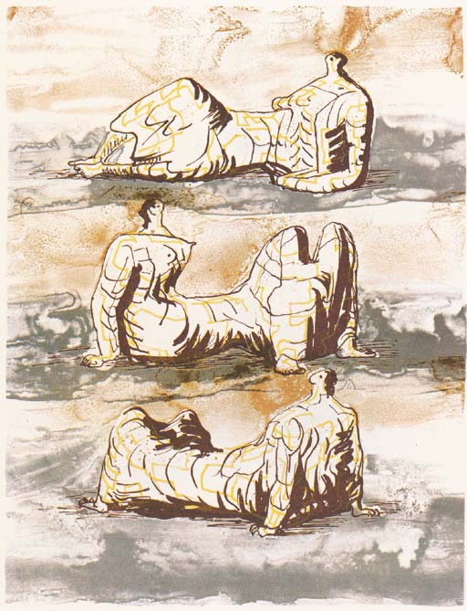 Three reclining Figures 
