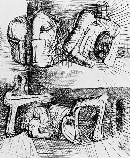 Two reclining Figures 
