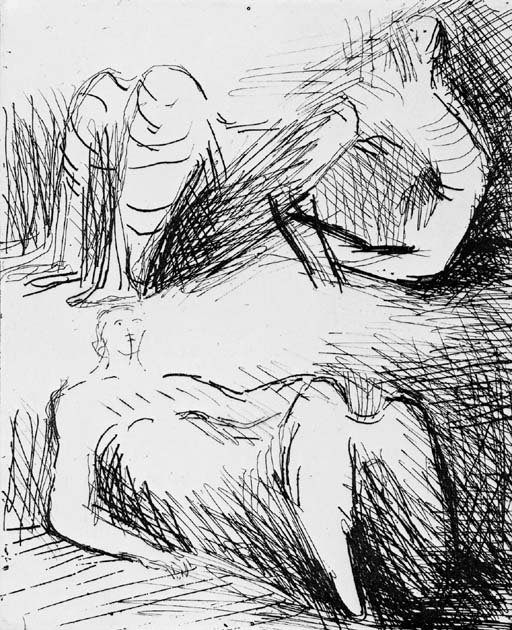 Two reclining Figures 

