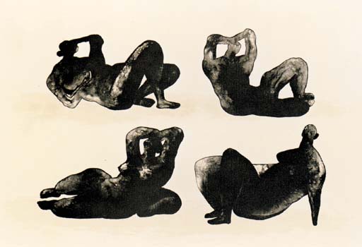 Four reclining Figures 
