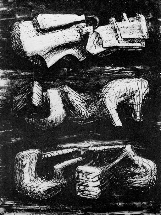 Three sculptural Objects 
