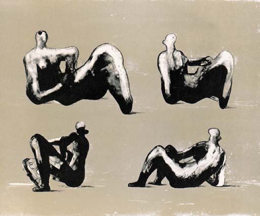 Four reclining Figures 
