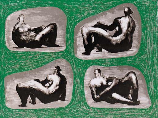 Four reclining Figures - Caves 

