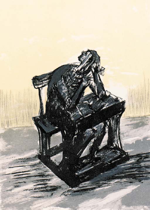 Gril seated at Desk I-IV 
