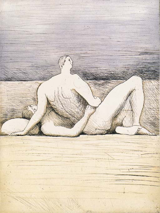 Reclining Figures - Man and Woman II 
