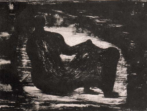 Black reclining Figure I 
