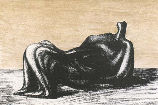 Draped reclining Figure 
