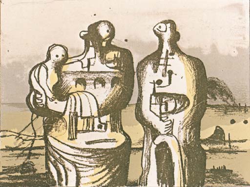 Group in industrial Landscape 

