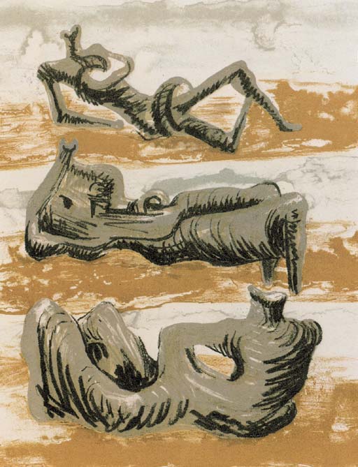Three reclining Figures 
