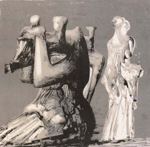 Mother and Child with dark Background 
