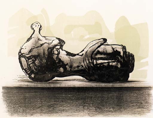 Stone reclining Figure 
