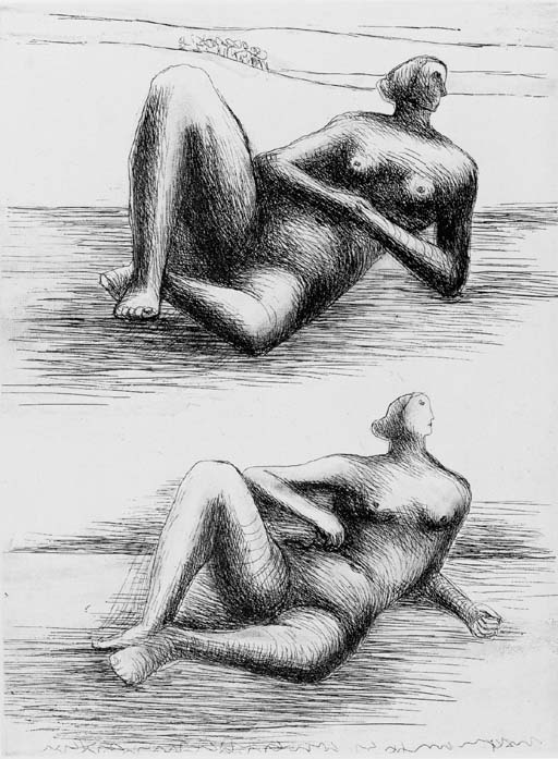 Two reclining Figures 

