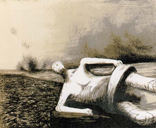 Male Figure in Landscape 
