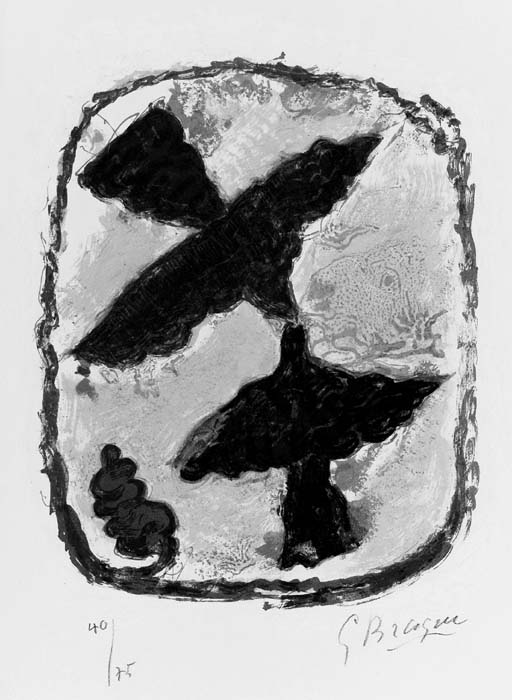Les Oiseaux fulgurants: One Plate from Lettera Amorosa (V. 187, p. 31) 
