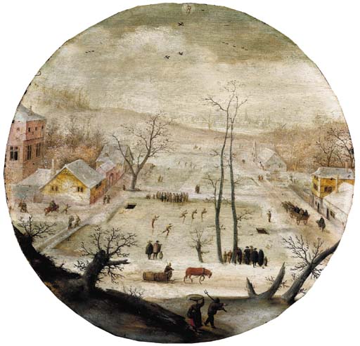 Jacob Grimmer (Antwerp 1525/61590) , The Month of January Christie's