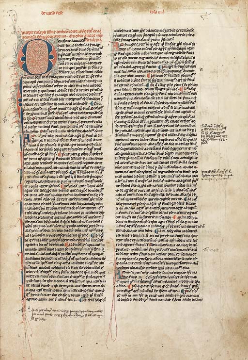 THOMAS AQUINAS (c.12251274). Summa theologica, Prima secundae , in