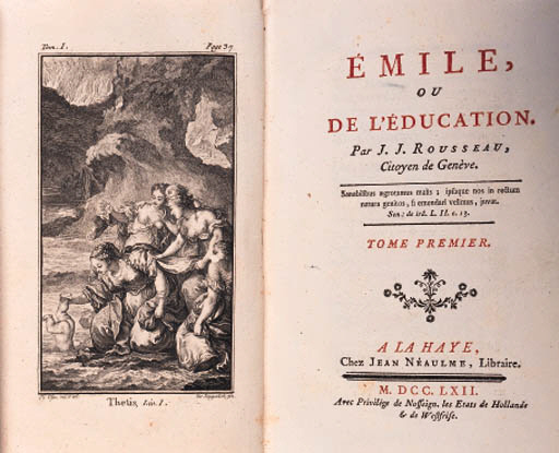 Rousseau Jean Jacques Emile Ou De L Education The Hague Jean Neaulme But Paris Duchesne 1762