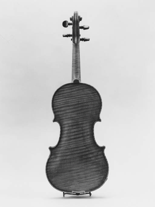 A violoncello labelled Borghi, Pietro/lugo 1956; the one-piece