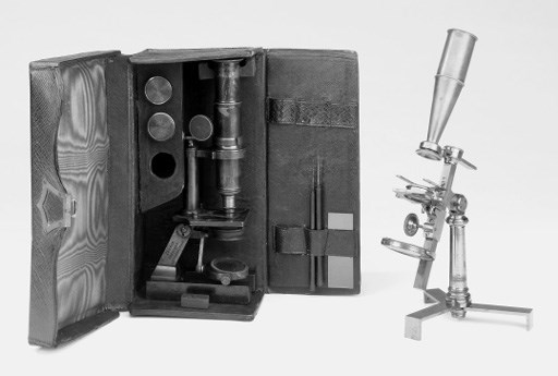 A 19th-Century lacquered-brass Cary-type microscope, | Christie's
