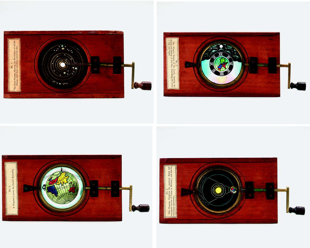 A late 19thCentury set of astronomical magic lantern slides,