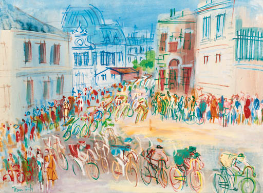 Raoul Dufy (1877-1953) , Les courses à Ascot | Christie's
