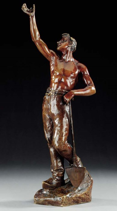 antique bronze figure
