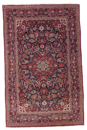 A fine Kashan rug