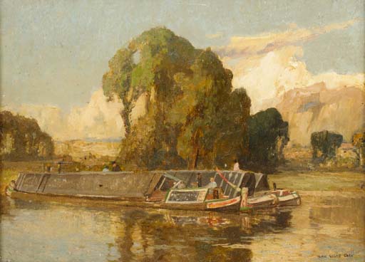 Rex Vicat Cole (18701940) , Canal Barges Christie's