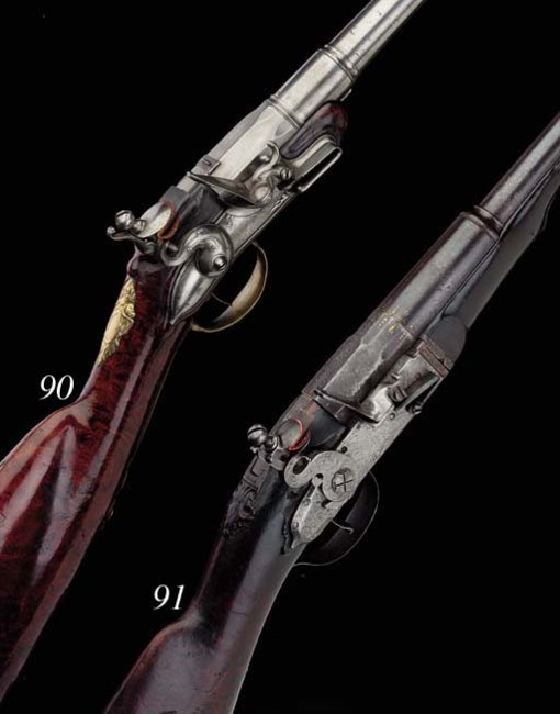 A Rare 18-Bore Breech-Loading Flintlock Rifle , BY JACQUES GORGO ...