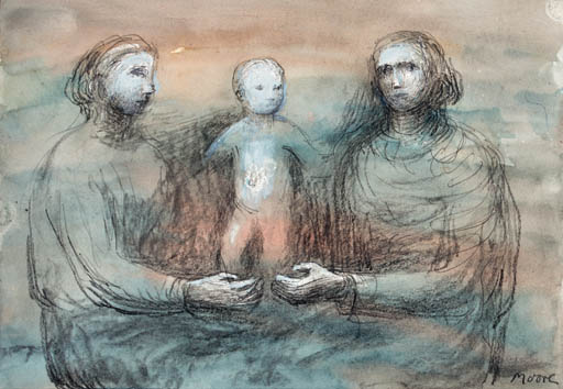 Two Women with Child 
